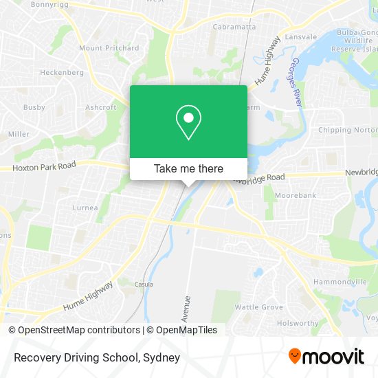 Recovery Driving School map