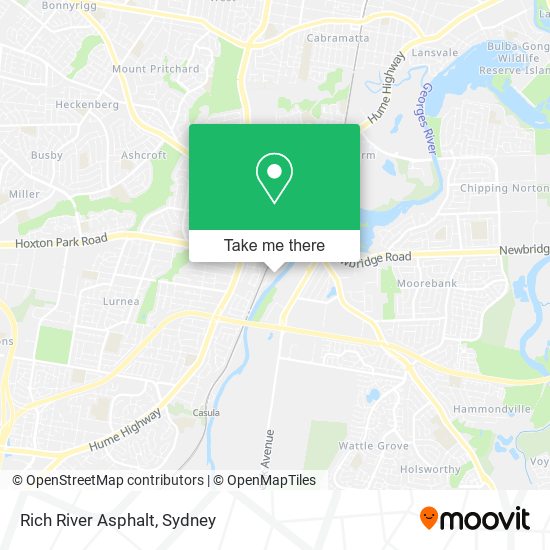 Rich River Asphalt map