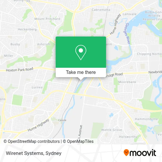 Mapa Wirenet Systems