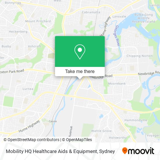 Mobility HQ Healthcare Aids & Equipment map