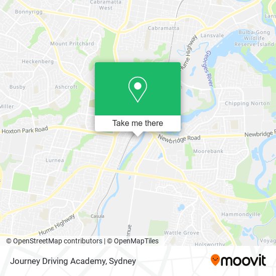 Journey Driving Academy map