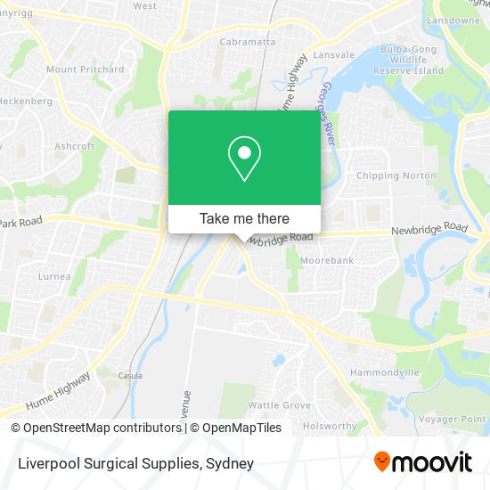 Liverpool Surgical Supplies map