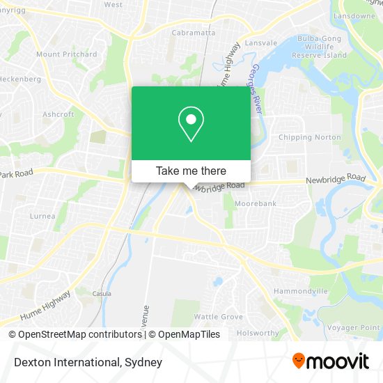 Dexton International map