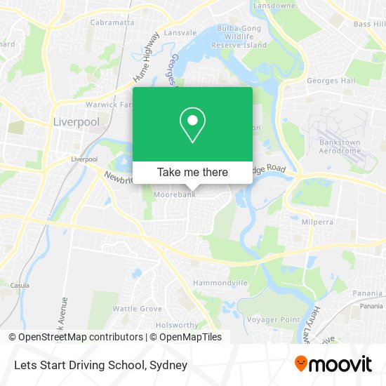 Lets Start Driving School map