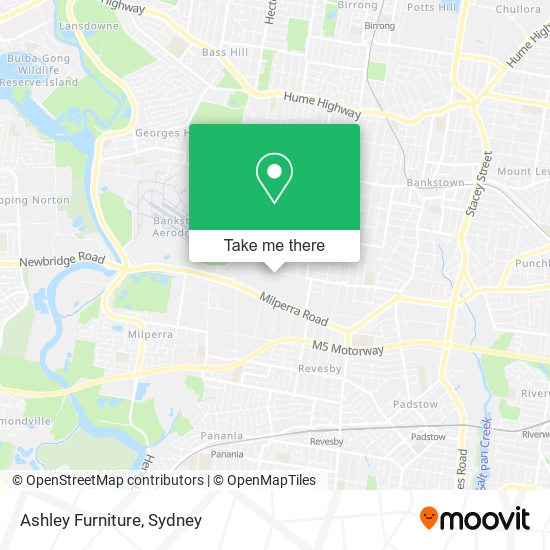 Ashley Furniture map