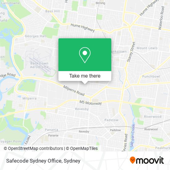 Mapa Safecode Sydney Office