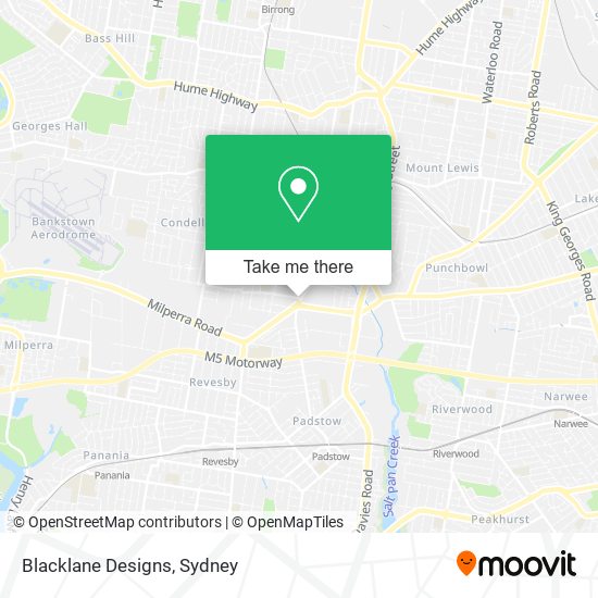 Blacklane Designs map