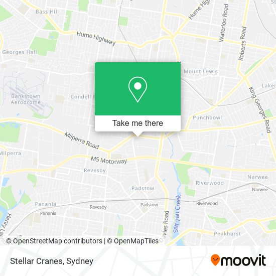 Stellar Cranes map