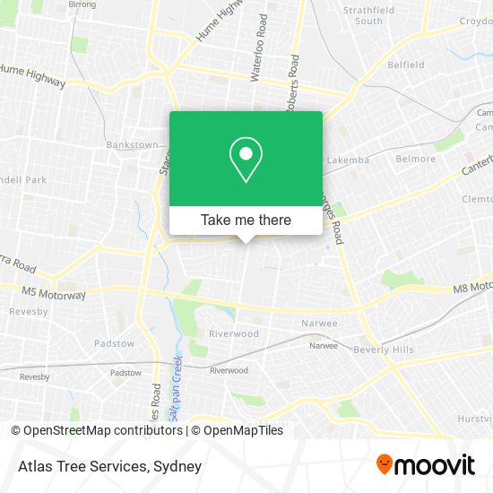 Atlas Tree Services map