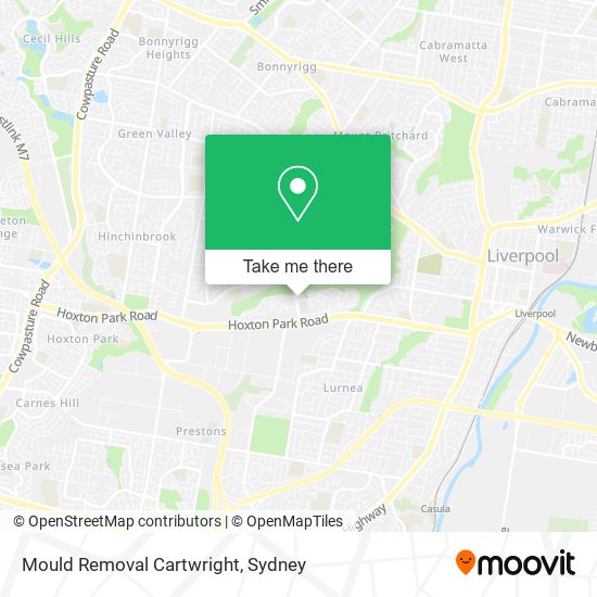 Mould Removal Cartwright map