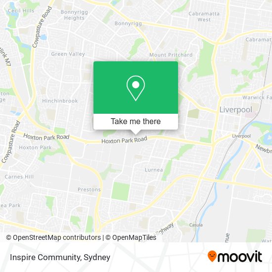Inspire Community map