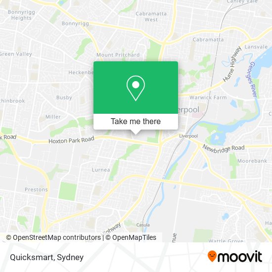 Quicksmart map