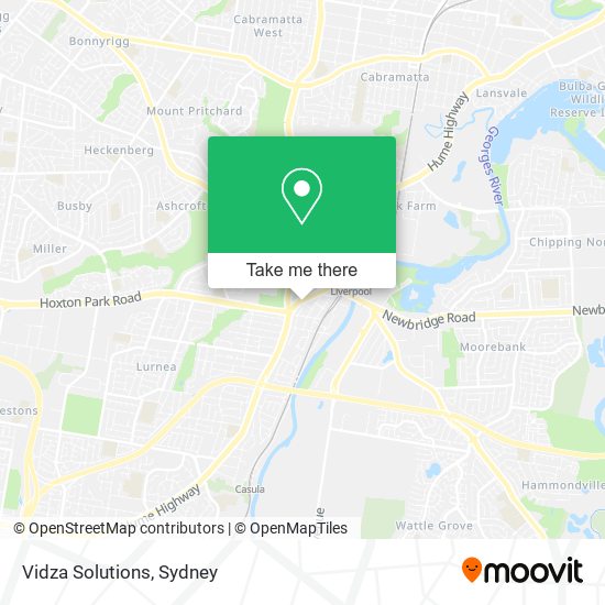 Vidza Solutions map