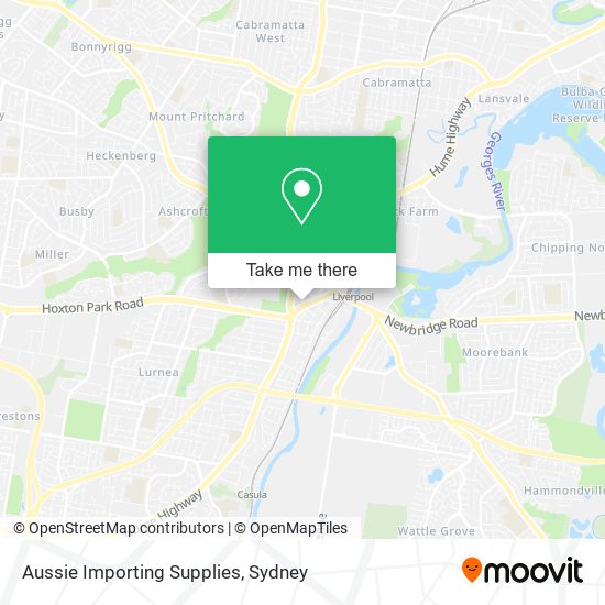 Aussie Importing Supplies map