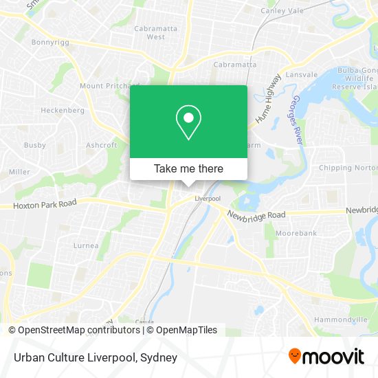 Urban Culture Liverpool map