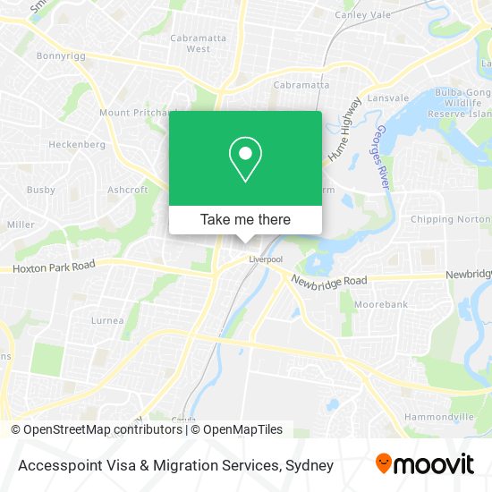 Accesspoint Visa & Migration Services map