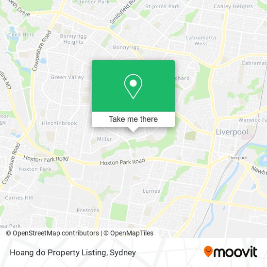 Mapa Hoang do Property Listing