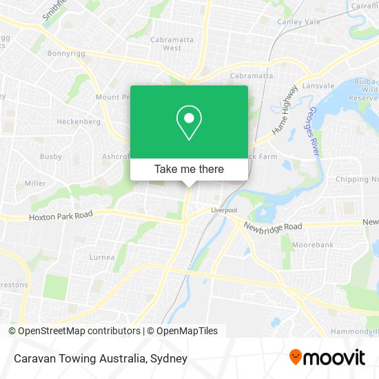 Caravan Towing Australia map