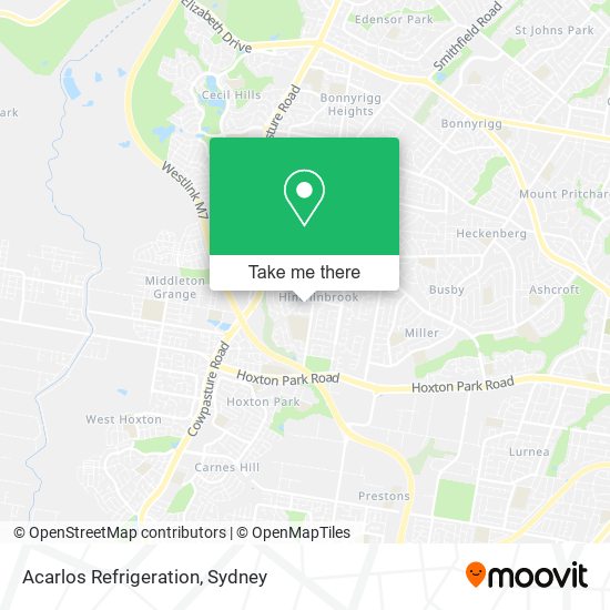 Acarlos Refrigeration map