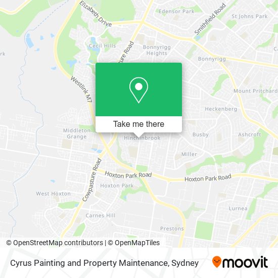 Mapa Cyrus Painting and Property Maintenance