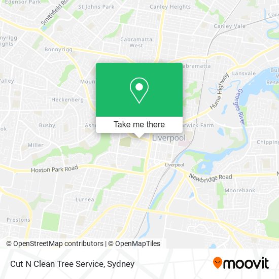 Cut N Clean Tree Service map