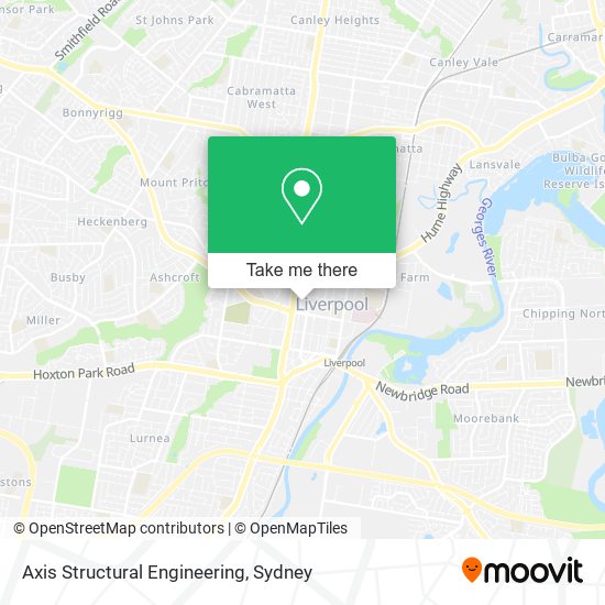 Axis Structural Engineering map