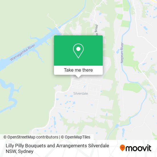 Lilly Pilly Bouquets and Arrangements Silverdale NSW map