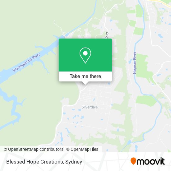 Blessed Hope Creations map
