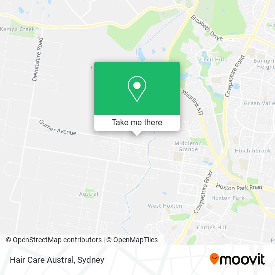 Hair Care Austral map