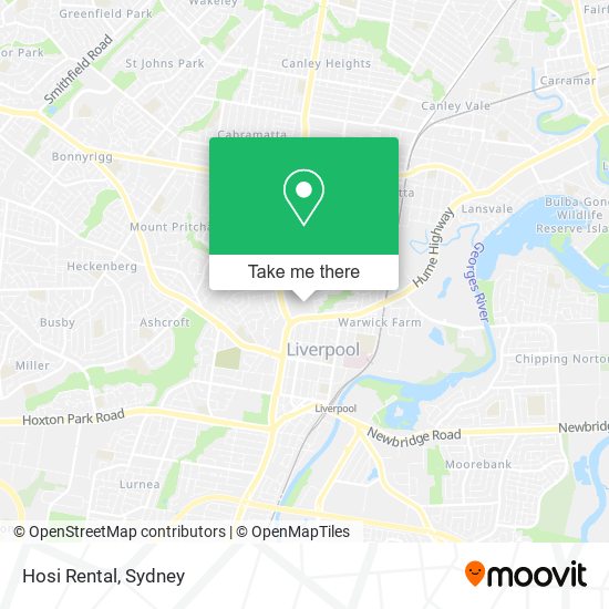 Hosi Rental map