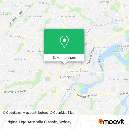 Original Ugg Australia Classic map