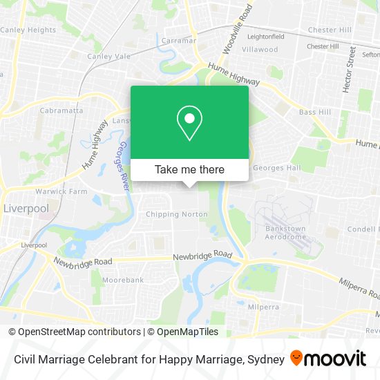 Civil Marriage Celebrant for Happy Marriage map