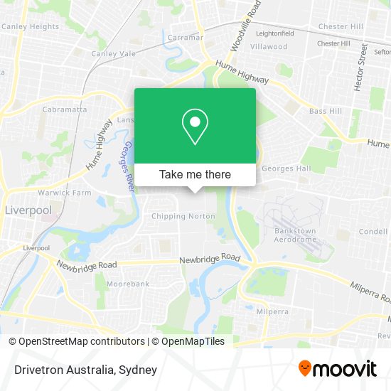 Drivetron Australia map
