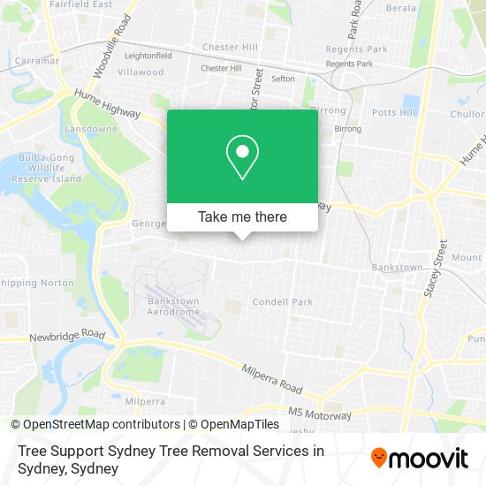 Tree Support Sydney Tree Removal Services in Sydney map