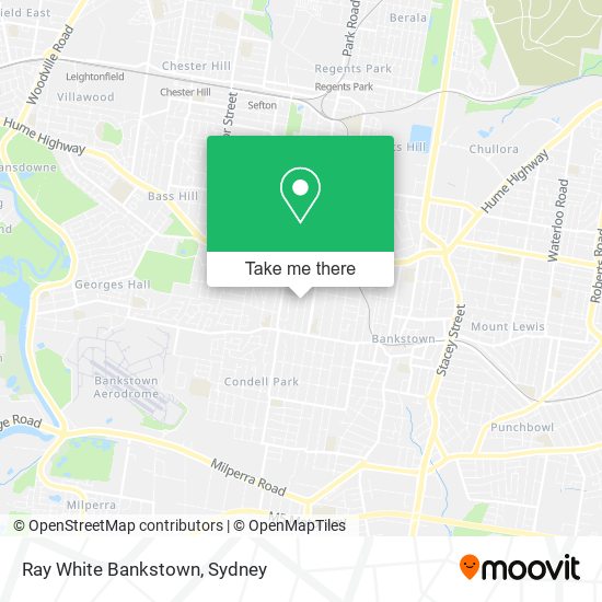 Mapa Ray White Bankstown