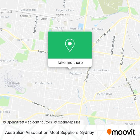 Australian Association Meat Suppliers map