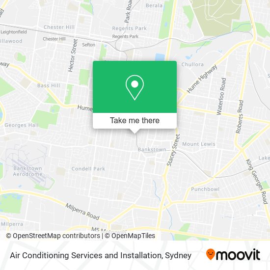 Air Conditioning Services and Installation map