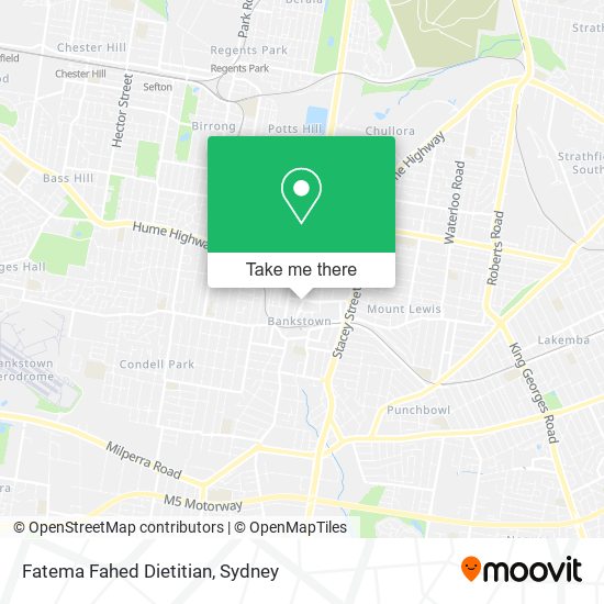 Fatema Fahed Dietitian map