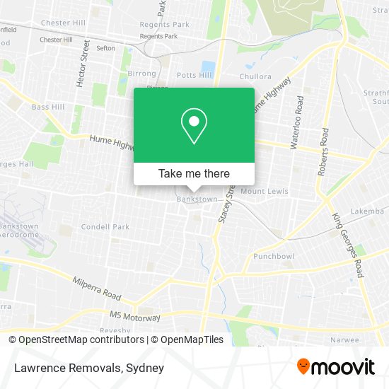 Lawrence Removals map