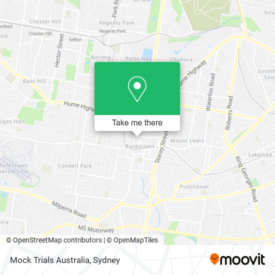 Mock Trials Australia map