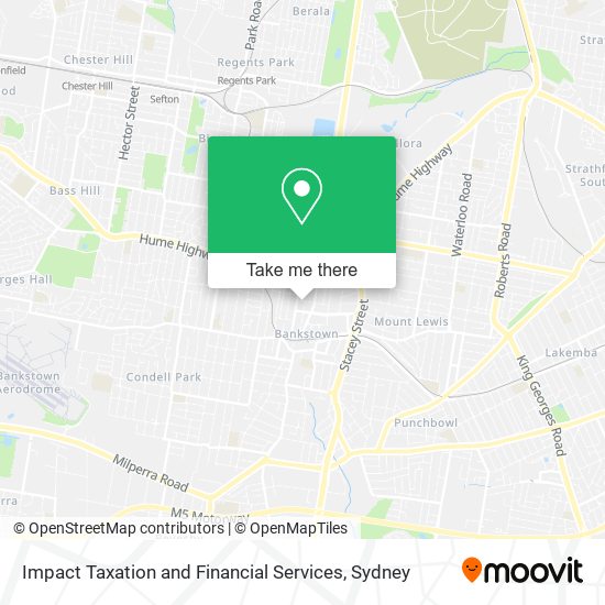 Impact Taxation and Financial Services map