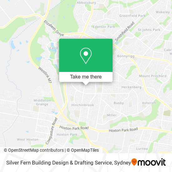 Silver Fern Building Design & Drafting Service map