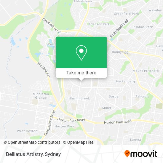 Belliatus Artistry map
