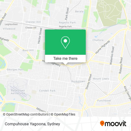 Compuhouse Yagoona map