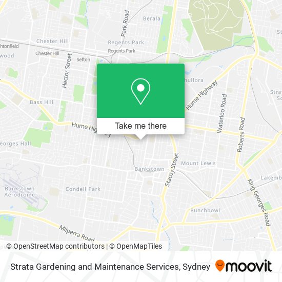 Mapa Strata Gardening and Maintenance Services