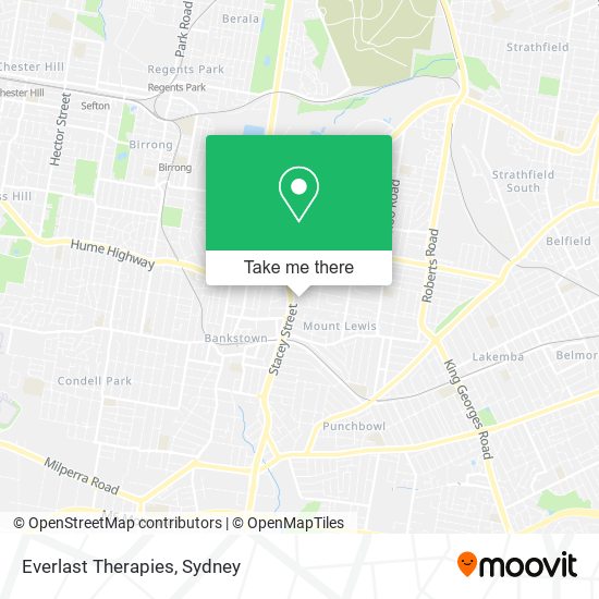 Everlast Therapies map