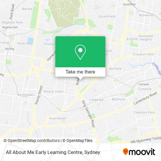 All About Me Early Learning Centre map