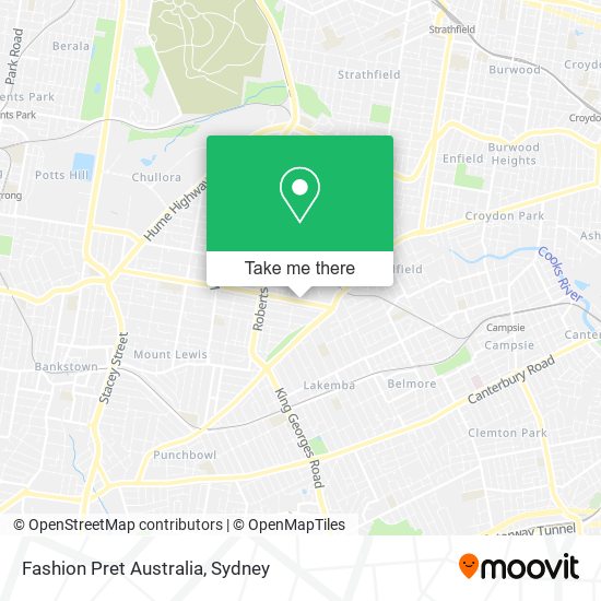 Mapa Fashion Pret Australia