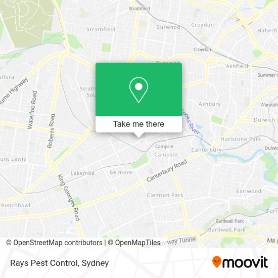 Mapa Rays Pest Control