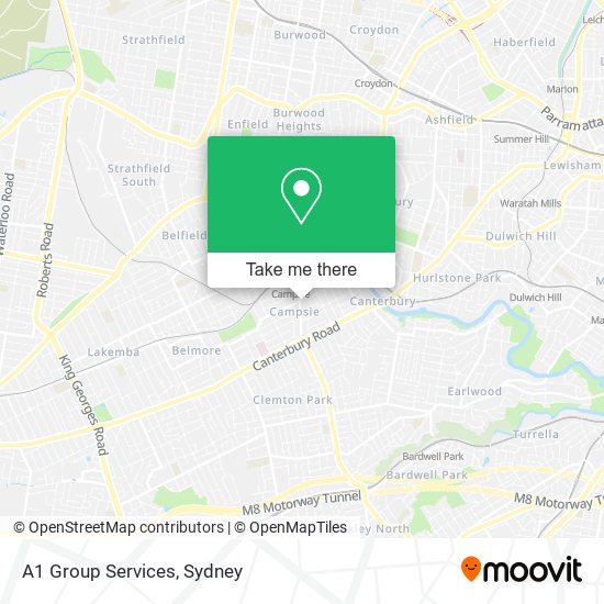 A1 Group Services map